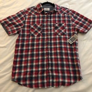 Flag & Anthem plaid shirt sleeve